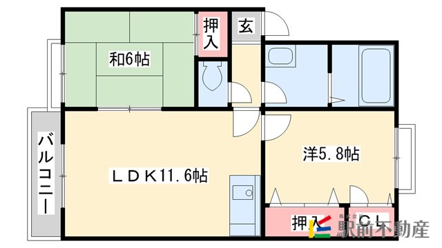 メゾン畑ケ坂の間取り