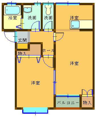 ハイオリーブの間取り