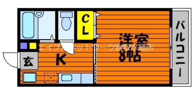 エスポワール都II　Ｅ棟の間取り