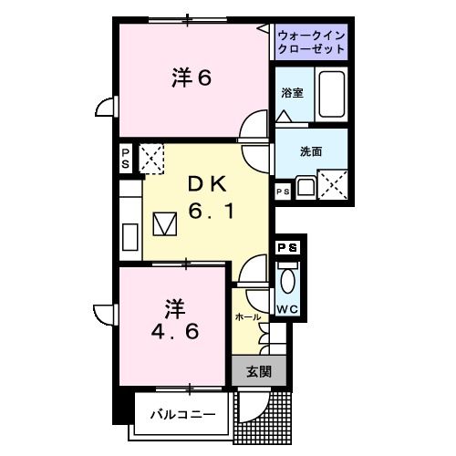 プレゼンティムIII　Ｂの間取り