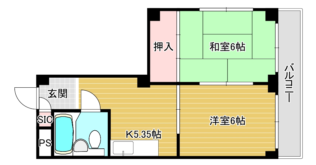 ビューハイム西村の間取り