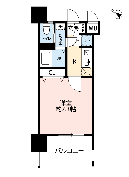 サヴォイ博多エレメンツの間取り