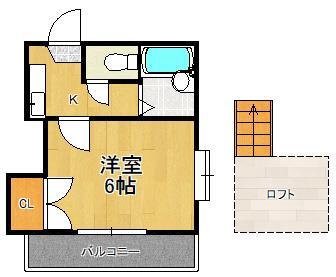 オアシス北方の間取り