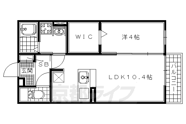 モナリエ砂田IIの間取り