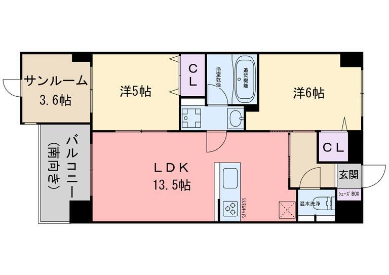 シェルメゾンの間取り