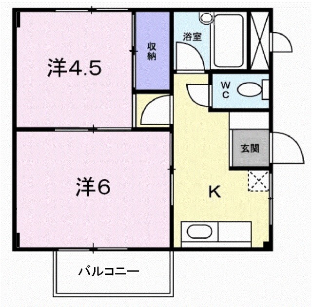 シティハイツスズキの間取り