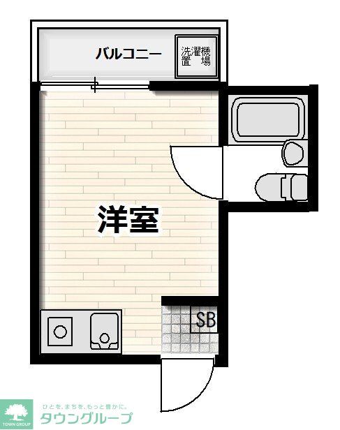 【ヒューチャーハイム昭島の間取り】