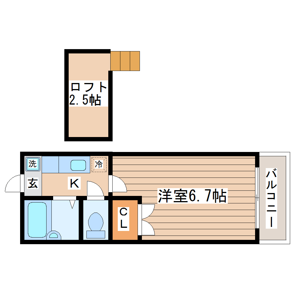 ヴァルーンレイム８の間取り