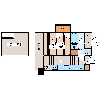 広島市中区舟入幸町のマンションの間取り