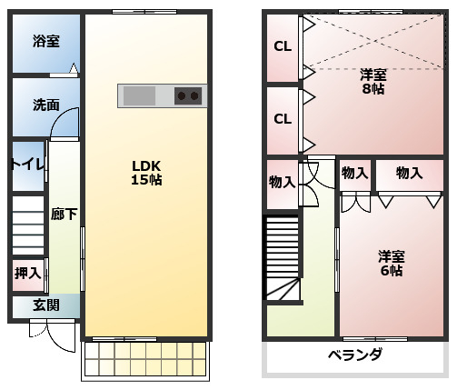 コート元町の間取り