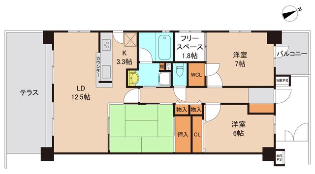 ライオンズマンション舞浜第２の間取り