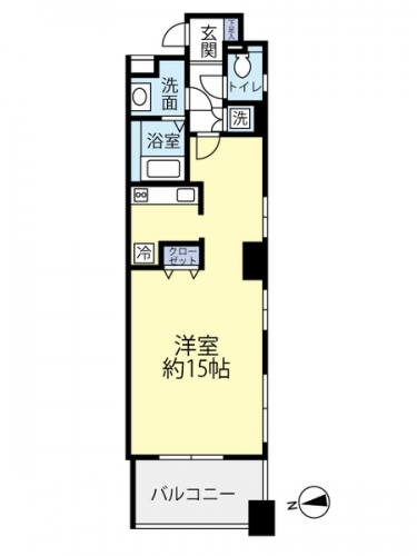 立川市柴崎町のマンションの間取り