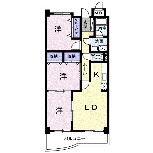 メゾン・ユーカリの間取り