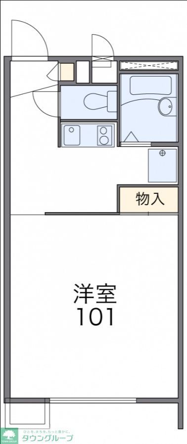 松戸市小金原のアパートの間取り