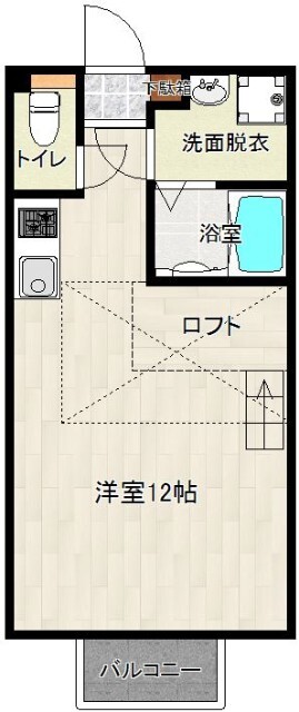 Ｖｉｓｔａｆｉｖｅ大潟IIの間取り