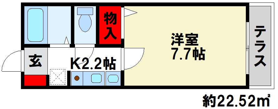 セリバテール太宰府の間取り