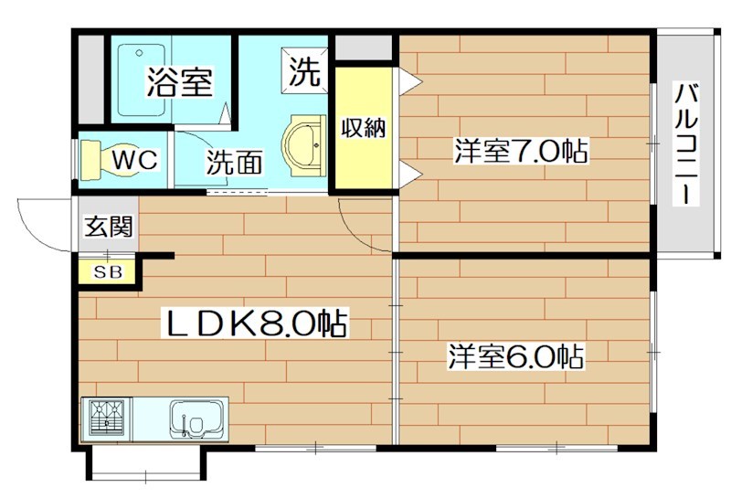 ＳＫヴィレッジの間取り