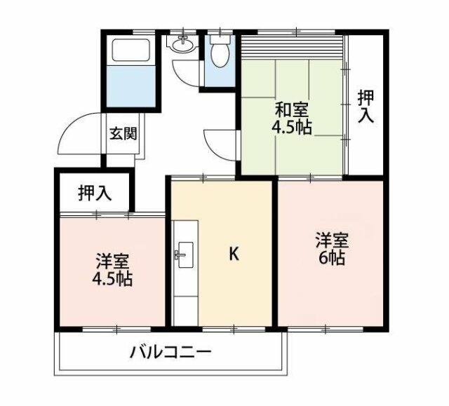 小金原団地の間取り