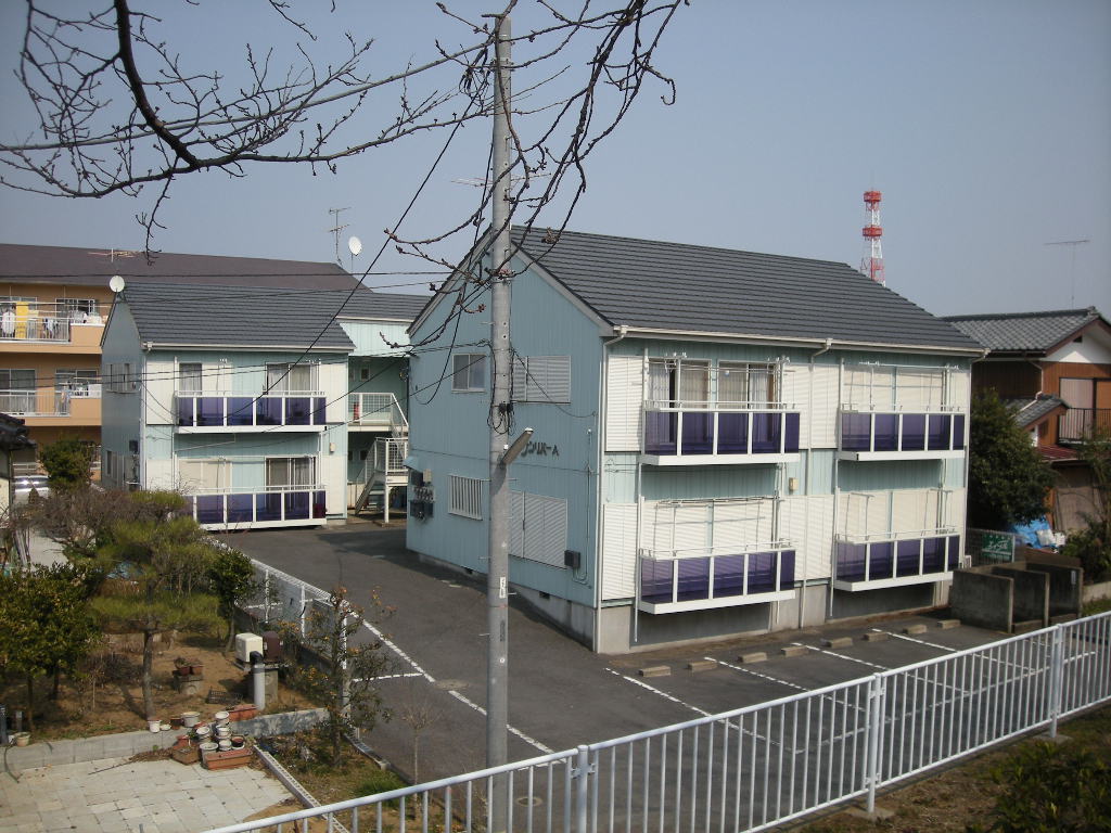 建物外観　2階角部屋2DK43平米