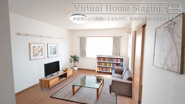 居室・リビング　リビング家具配置イメージ