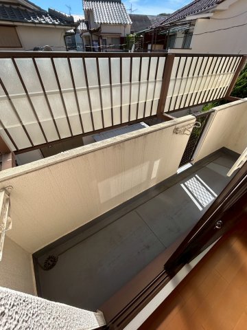 バルコニー　広々としたバルコニーです