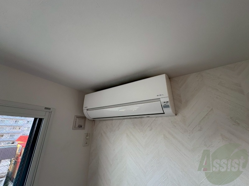 その他設備　エアコンが設置してありますので、寒暖対策もばっちり。