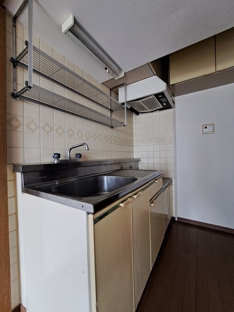 キッチン　ガスコンロ設置可能