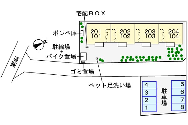 その他共有部分　配置図です。