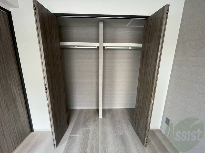 収納　洋室にはクローゼットがあるのですっきり片付きそうです。