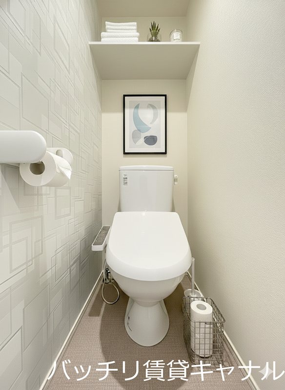 トイレ　※モデルルーム写真の為、実際に家具はございません。