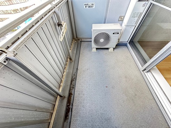 バルコニー　※別部屋の写真です