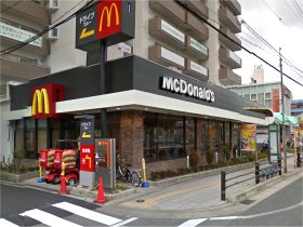 飲食店　マクドナルド 国道関目店（飲食店）まで398m
