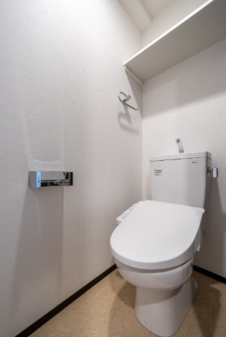 トイレ　ゆったりとした空間のトイレです