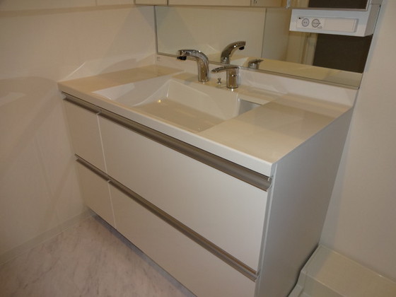 洗面設備　※他号室の写真です