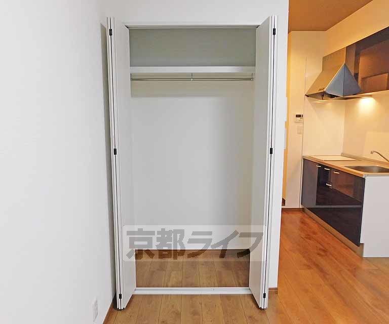 収納　広々クローゼットです。