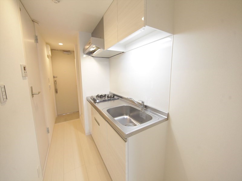 キッチン　システムキッチン（ガス2口コンロ付）