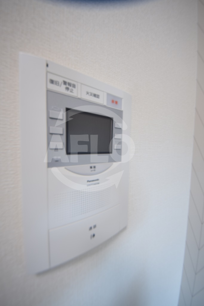 セキュリティ　プレサンス四天王寺前夕陽ヶ丘アクティ　TVモニター付きインタ