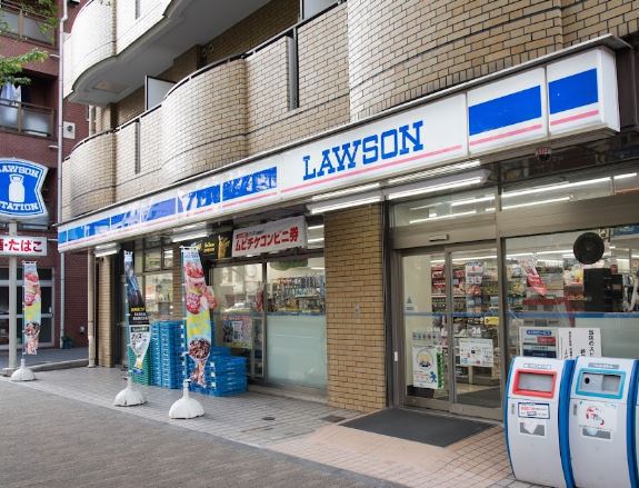 コンビニ　ローソン広尾南店（コンビニ）まで128m