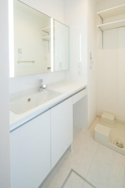 洗面設備　写真は同タイプ住居です