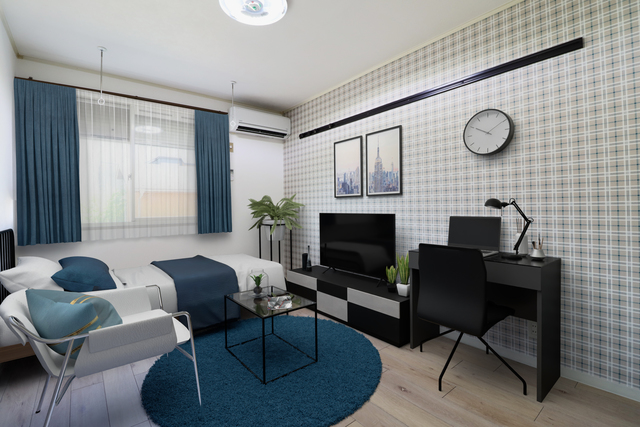 居室・リビング　こちらの家具はＣＧです。家具付きではございません。