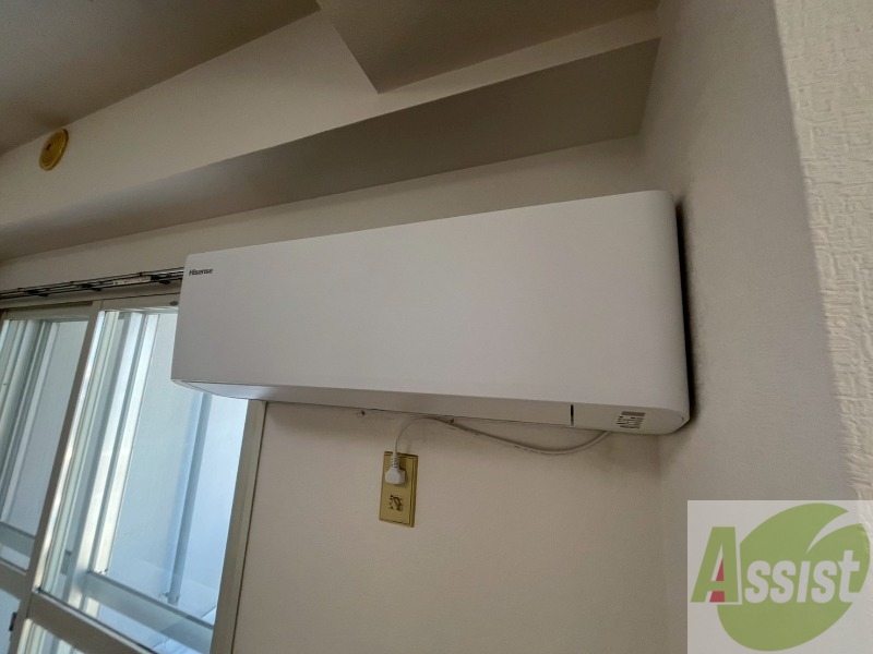 その他設備　エアコンが設置してありますので、寒暖対策もばっちり。