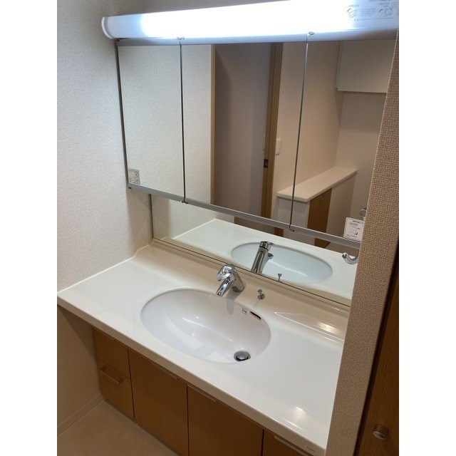 洗面設備　※別部屋の参考写真です。