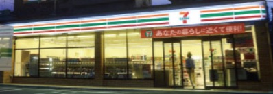 コンビニ　セブンイレブン 大阪南久宝寺町3丁目店（コンビニ）まで25m