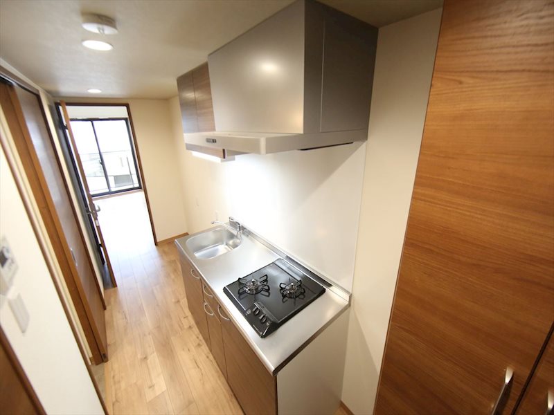 キッチン　システムキッチン（ガス2口コンロ付）