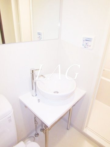 洗面設備　洗面台です。