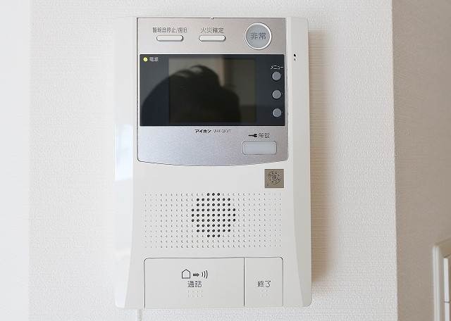 セキュリティ　急な来客時も安心ですね