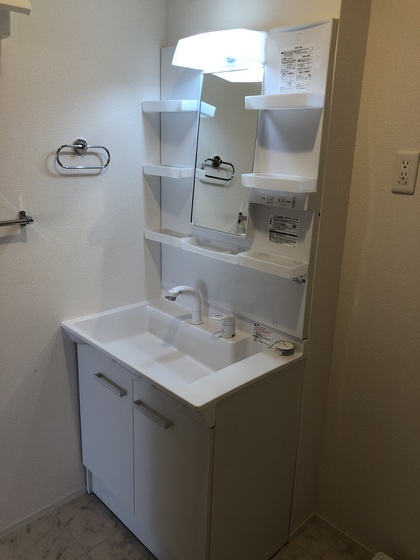 洗面設備　他号室のお写真です