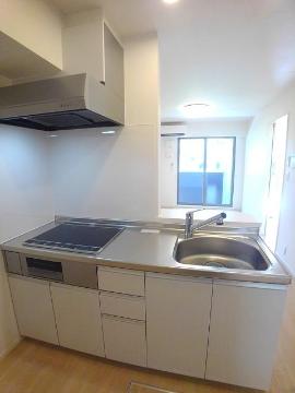 キッチン　IH＆グリル付システムキッチン