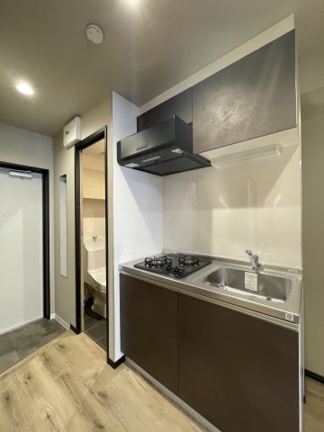 キッチン　コンパクトなキッチンで掃除もラクラク