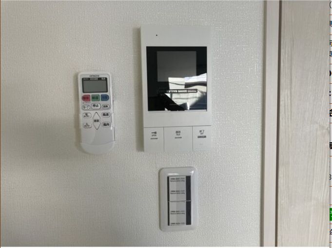 セキュリティ　同シリーズ物件のモデルルームになります※現況優先